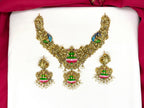 Meenakari Enamel Antique finish Necklace