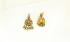 Matte finishing lord Lakshmi Short Necklace