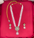 Rani-Haram White with Pink Locket Hydro-Steps