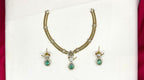Victorian finishing Mint-Green Stone Parrot Designed Kanti
