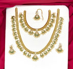 Jalebi with Green Kempu Stone Combo-Set