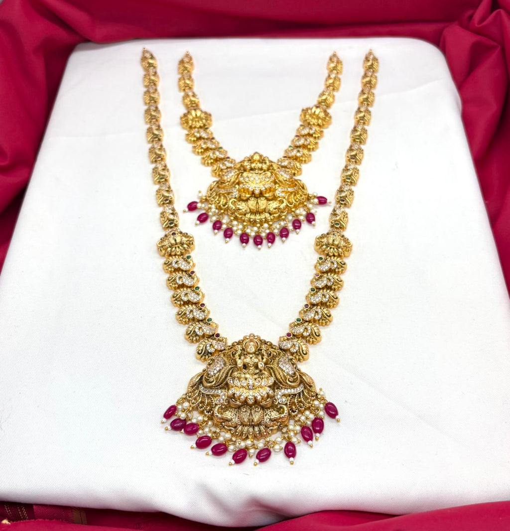 Nakshi finishing Red Beads Combo-Set