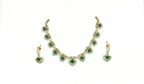 Victorian Green-Stone Short Necklace