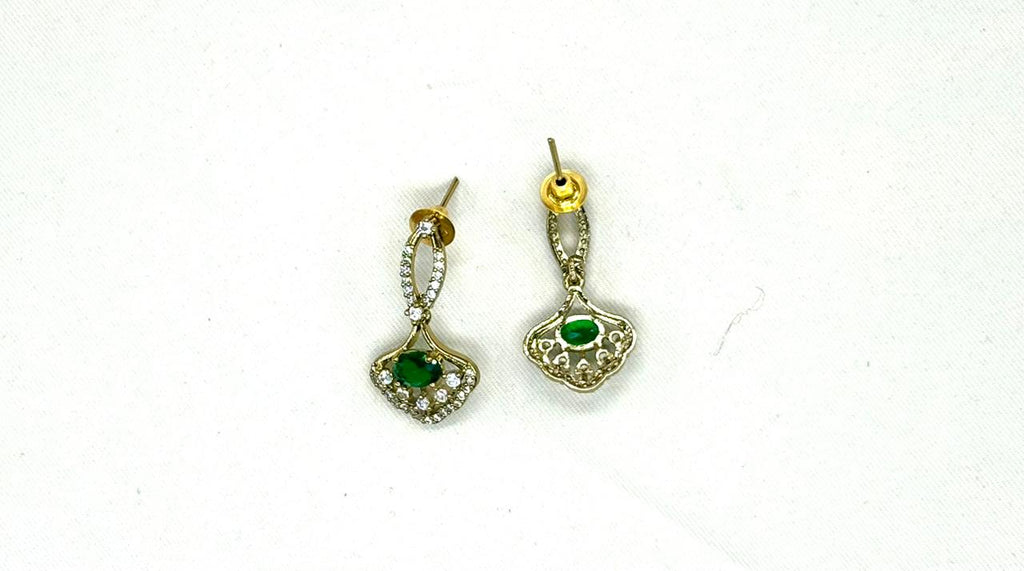 Victorian Green-Stone Short Necklace