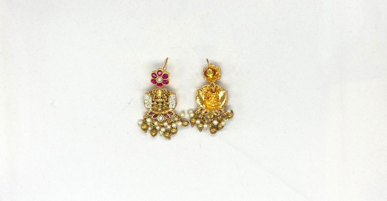 Gold plating with real kemou stones Short Necklace