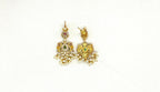 Nakshi finishing with Gold plating with white pearls long