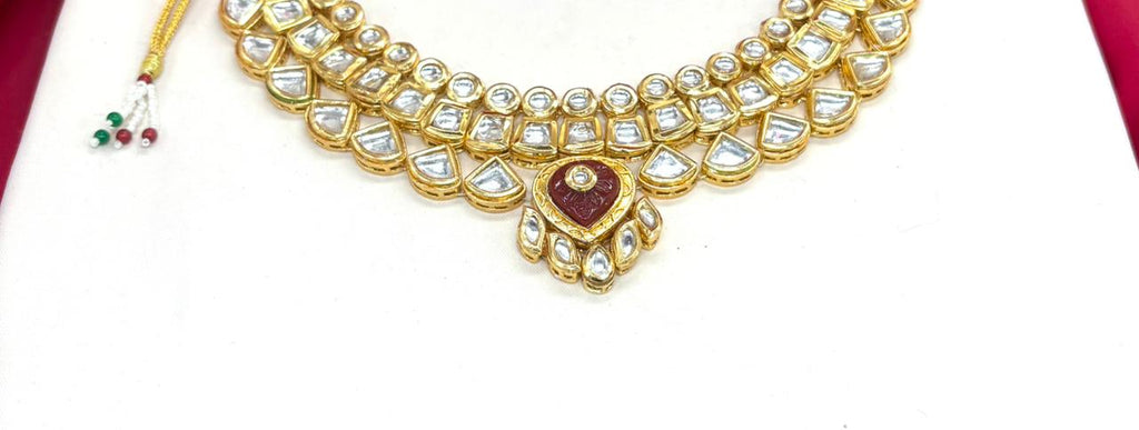 Gold-toned Kundan Stone heavy Choker