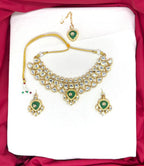 Gold-toned Kundan Stone heavy Choker