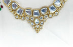 Gold-toned White Kundan Stone heavy Choker