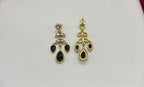 Black Austrian Crystal Chandelier Earring