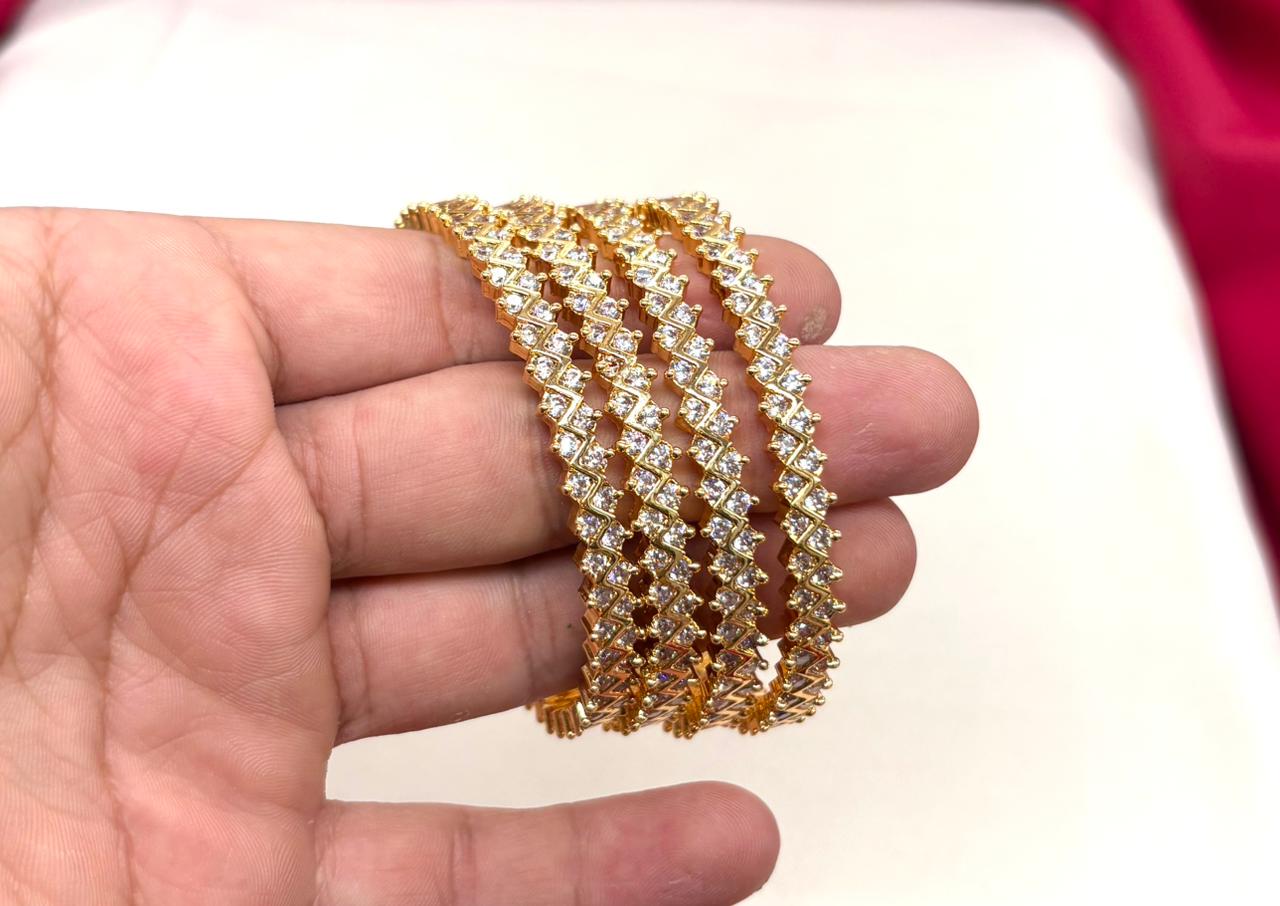 Panchloham premium AD stones Bangle