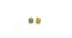 Matte finishing nanthadu with Mint-Green-stone necklace