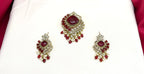 Victorian finishing with Red stone designed Locket