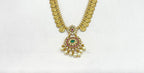 Matte finishing with lord Lakshmi designed Long Haram