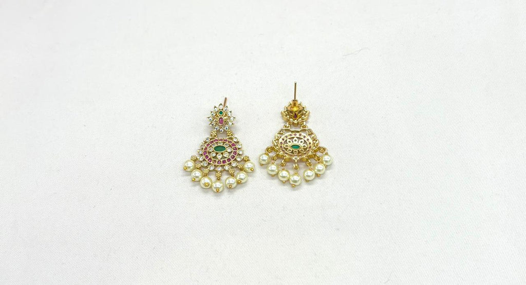 Matte finishing with lord Lakshmi designed Long Haram