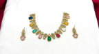 Navratna gemstone celestial body in vedic astrology Short Necklace