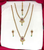 Premium Matte finishing With CZ Stones Combo-Set