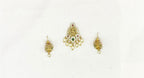 Matte finishing lord Lakshmi pendent Locket