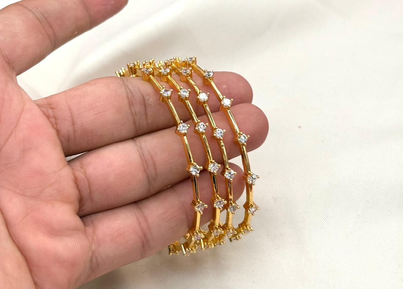 Matte finishing with AD stone premium Bangle