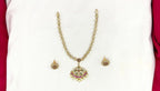 matte finishing with AD stones short Necklace