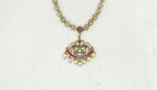 matte finishing with AD stones short Necklace