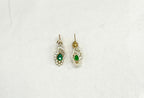 matte finishing American diamond and Green stone short Necklace