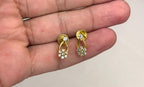Matte finishing AD stones Floral Long Haram