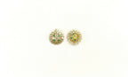 Gold Navratna two layer Short Necklace