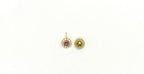 Matte finishing AD stones and lord Lakshmi Short Necklace