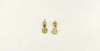 Flower design Navratna Short Necklace