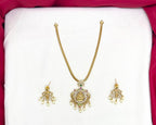 Matte finishing with Lord Lakshmi Short Necklace