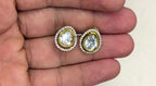 Premium Three layered AD Stones With White stone  Necklace