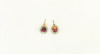 Premium Three layered AD Stones With Red stone Necklace
