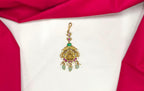 Jadau Kundan finishing Floral design Maang Tikka