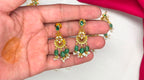 Nakshi finishing floral design With Rice pearls Short Necklace