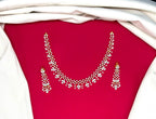 G.J finishing flower star cuts diamonds design short Necklace .
