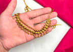 Nakshi finishing floral design with Golden Balls champaswaralu