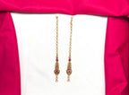 Nakshi finishing floral design with ruby stones Matilu