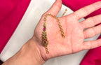 Nakshi finishing floral design with ruby stones Matilu