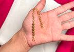 Nakshi finishing floral design pink stones Matilu