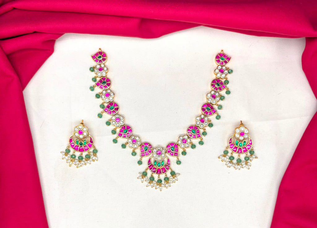 RAJKAMAL Jewellery Premium Jadau Kundan Necklace