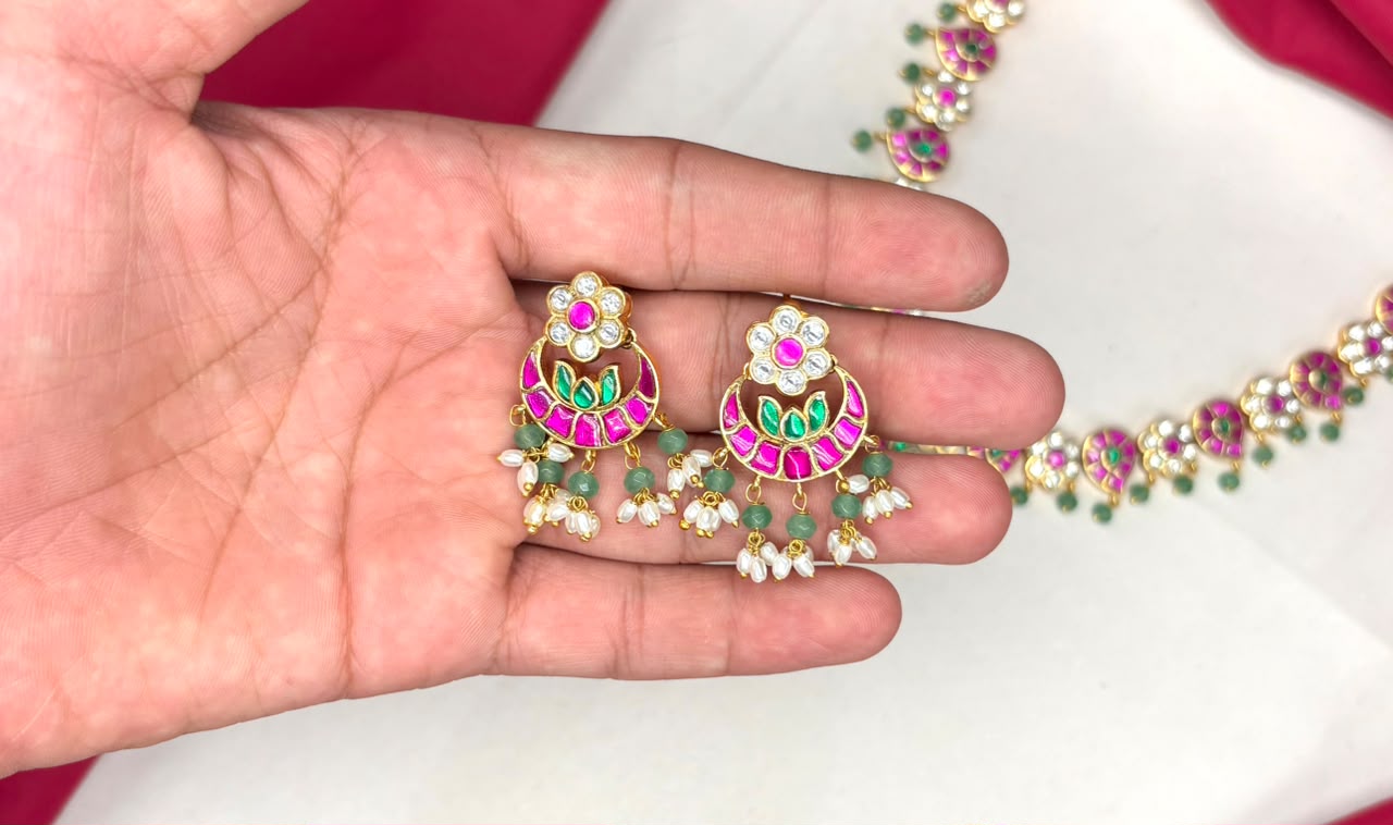 RAJKAMAL Jewellery Premium Jadau Kundan Necklace