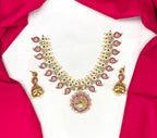 RAJKAMAL Jewellery Premium Jadau Kundan Peacock locket design Necklace