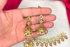 RAJKAMAL Jewellery Premium Jadau Kundan Peacock locket design long Necklace