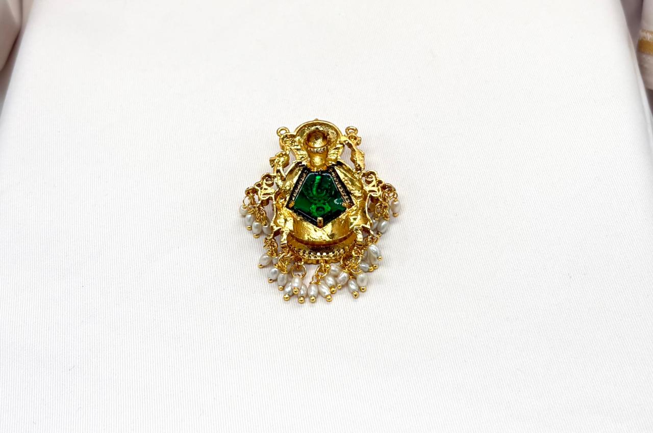 Matte finishing Lord Ganesh Locket