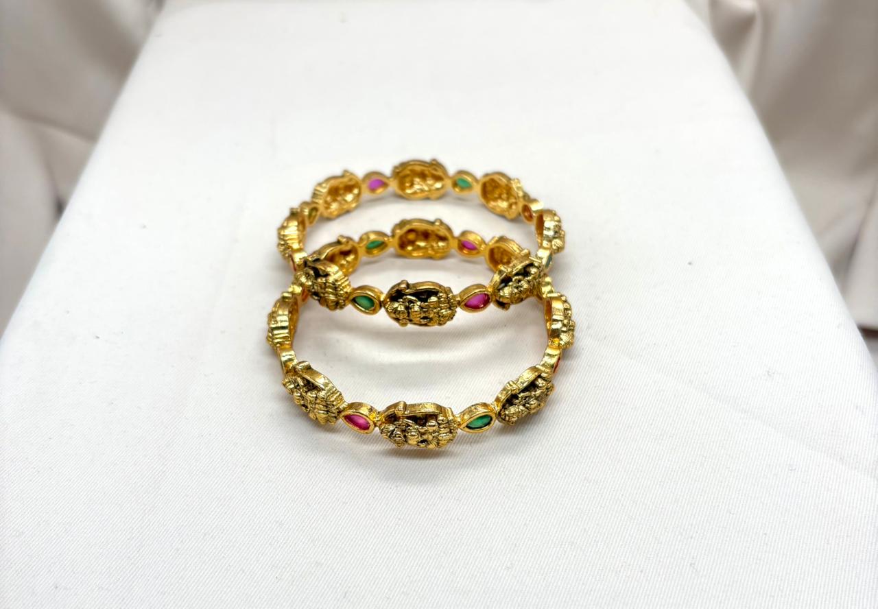 Mate finishing with Lord Lakshmi Bangle