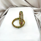 Victorian Flower Designed Bangle