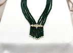 Green Multi-layered Onyx Beads Rani-Haram