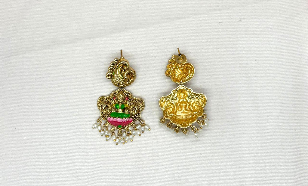 Meenakari Enamel Antique finish Necklace