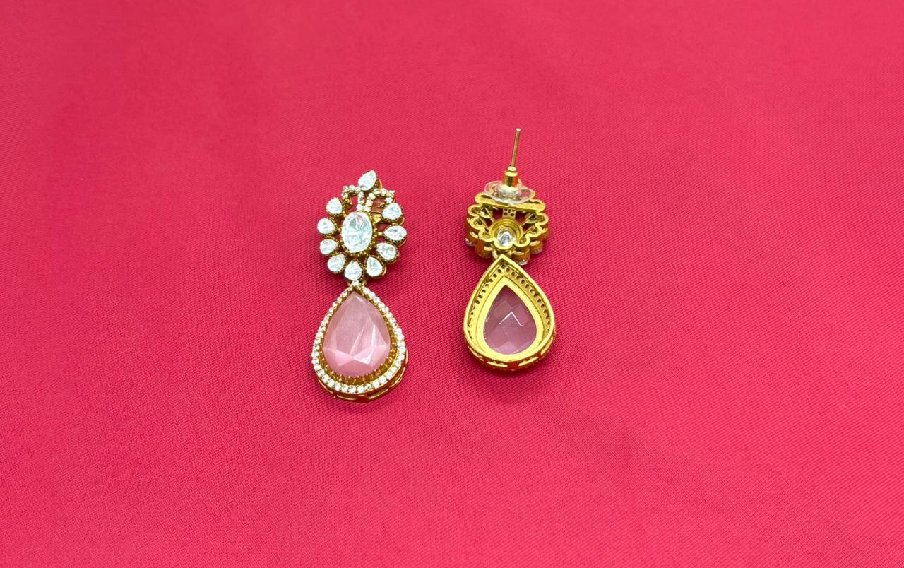 Rani-Haram White with Pink Locket Hydro-Steps